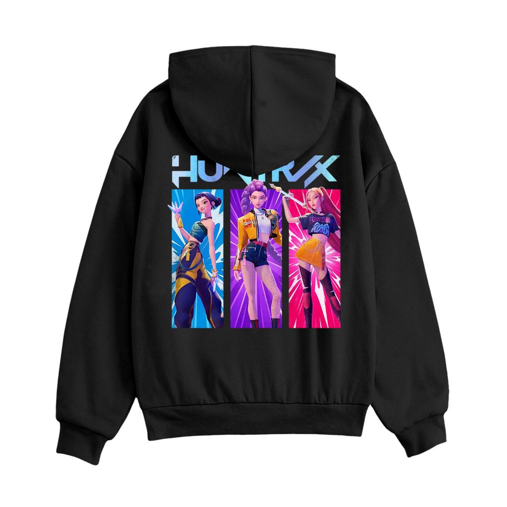 Kids Fashion Women's Lightweight Long Sleeve Zipper Hoodie Printed Hoodie With Pockets