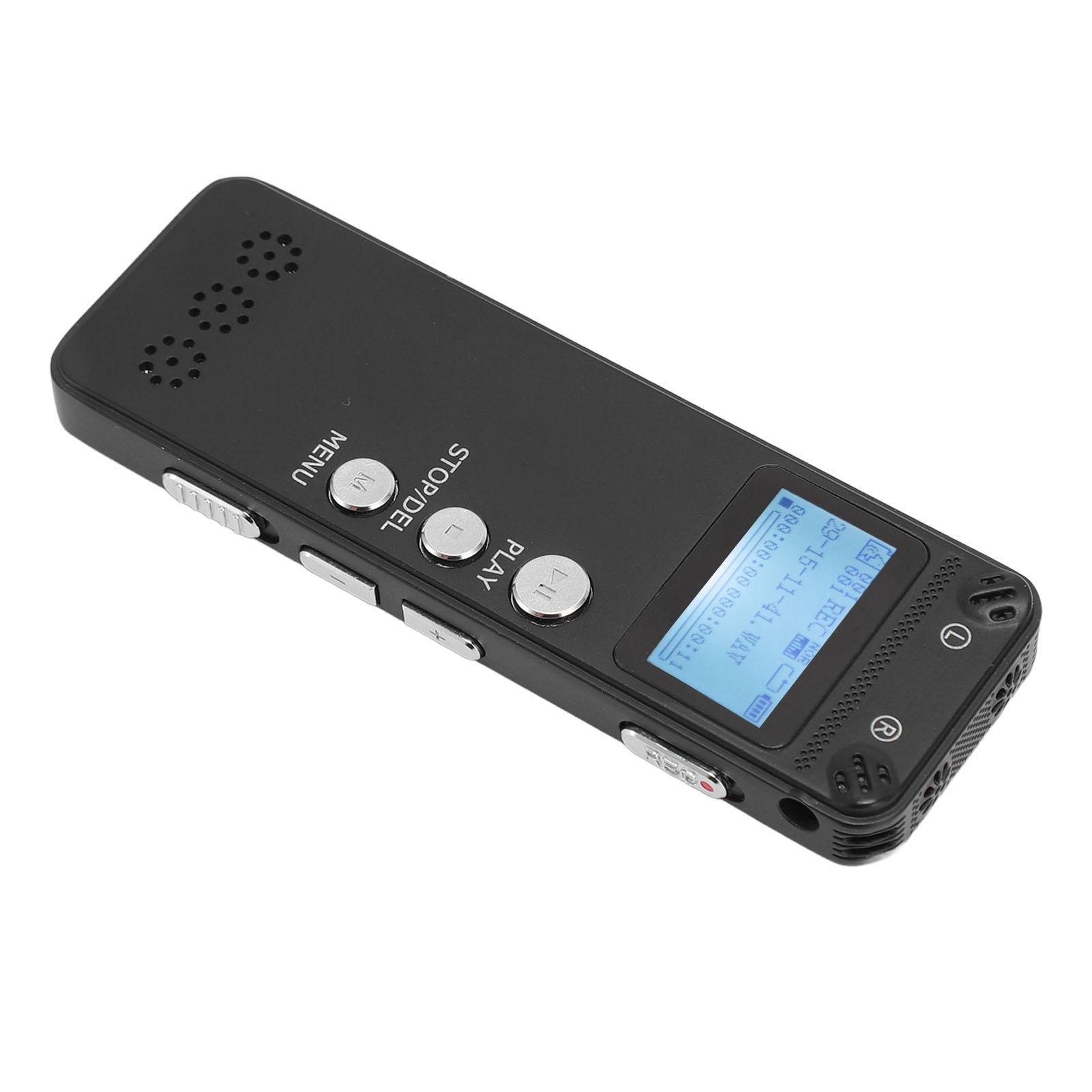 

Цифровой диктофон профессиональный запись одной кнопкой HD шумоподавление запись по голосу MP3-плеер с