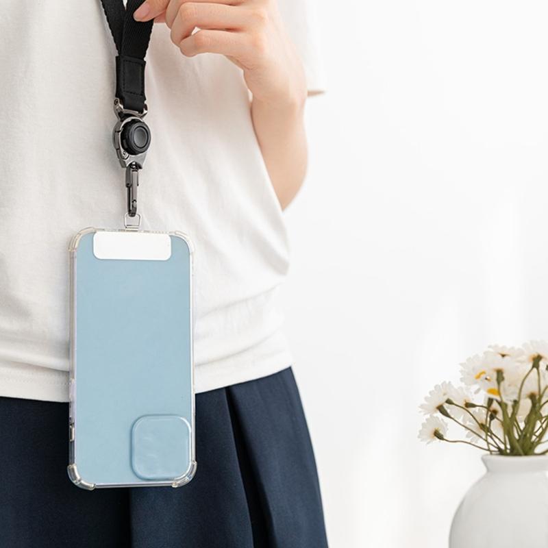 Braided Lanyard Cellphone Lanyard Strap with Tether Tabs Double Opening Buckle for Phone Neck Strap for Men and Women