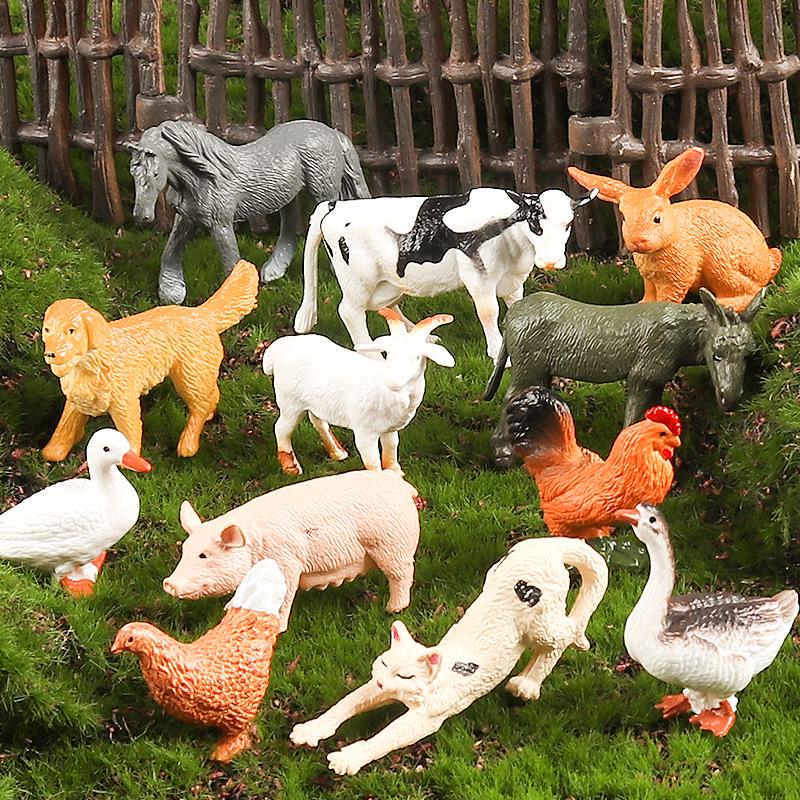 Wild Animal Figurines - Realistic Tiger, Lion, Kangaroo, Hippo, Gorilla, Rhino, Elephant, Croc, Zebra Models