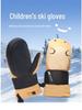 Kids' Windproof Waterproof Ski Gloves - Warm, Safe, Comfortable, and Lightweight for Cold Outdoor Sports