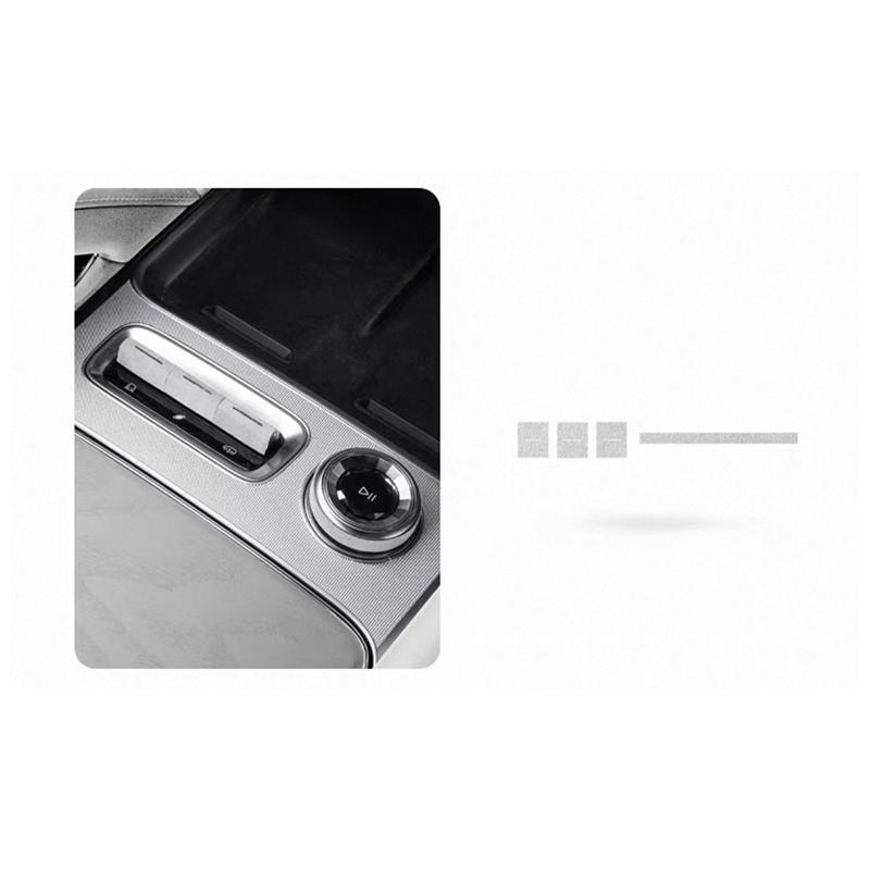 For Zeekr 8X 2026 Central Control Button Panel Suede Decorative Protective Sticker Interior Accessories