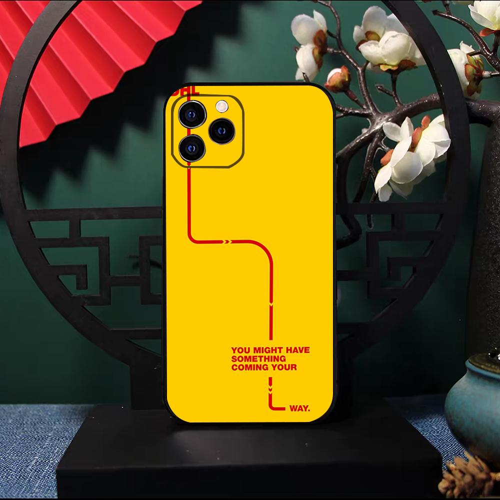 

D-DHL-L Express Phone Case For IPhone 17 Pro Max 16 15 14 Pro Max 13 11 X Xs Xr 8 7Plus Silicone Cover iPhone 15 Pro