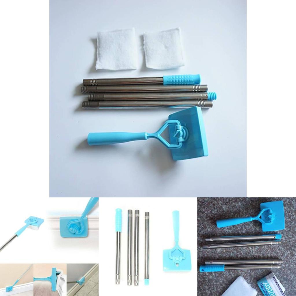 Reinigungswischmopp mit Teleskop-Edelstahlstiel für die Hausreinigung