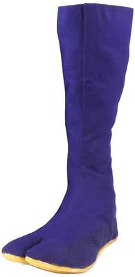 Rikio Sewn Navy T15 Tabi, Taro, 15-Piece Kohaze, Blue, 26.5cm,