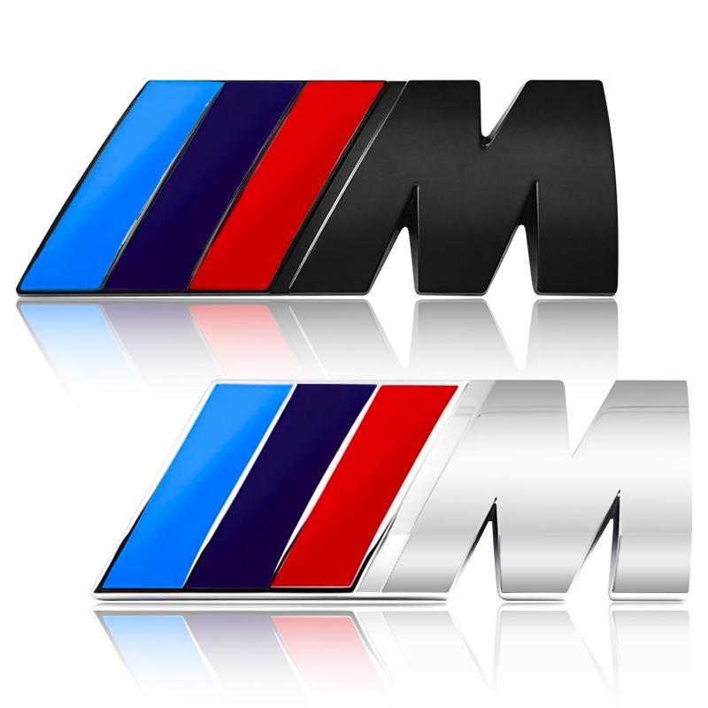 Kovové emblémy na blatník auta, odznak na zadní kufr, dekorativní samolepka, odznak na mřížku chladiče auta pro BMW M8 M7 M6 M5 M4 M3 M2 M1 F30 F10 F15 E30 E46 E90