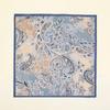 70cm Fashion Printed Square Scarf Blueness Summer Lightweight Head Cover Shawl With Adjustable Strap For Women Bag Accessories