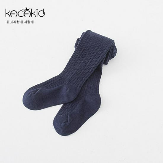 Autumn Cotton Baby Girls' Solid Color Tights and Leggings