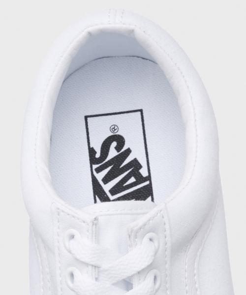 Vans Old Skool - לבן אמיתי VN000D3HW001