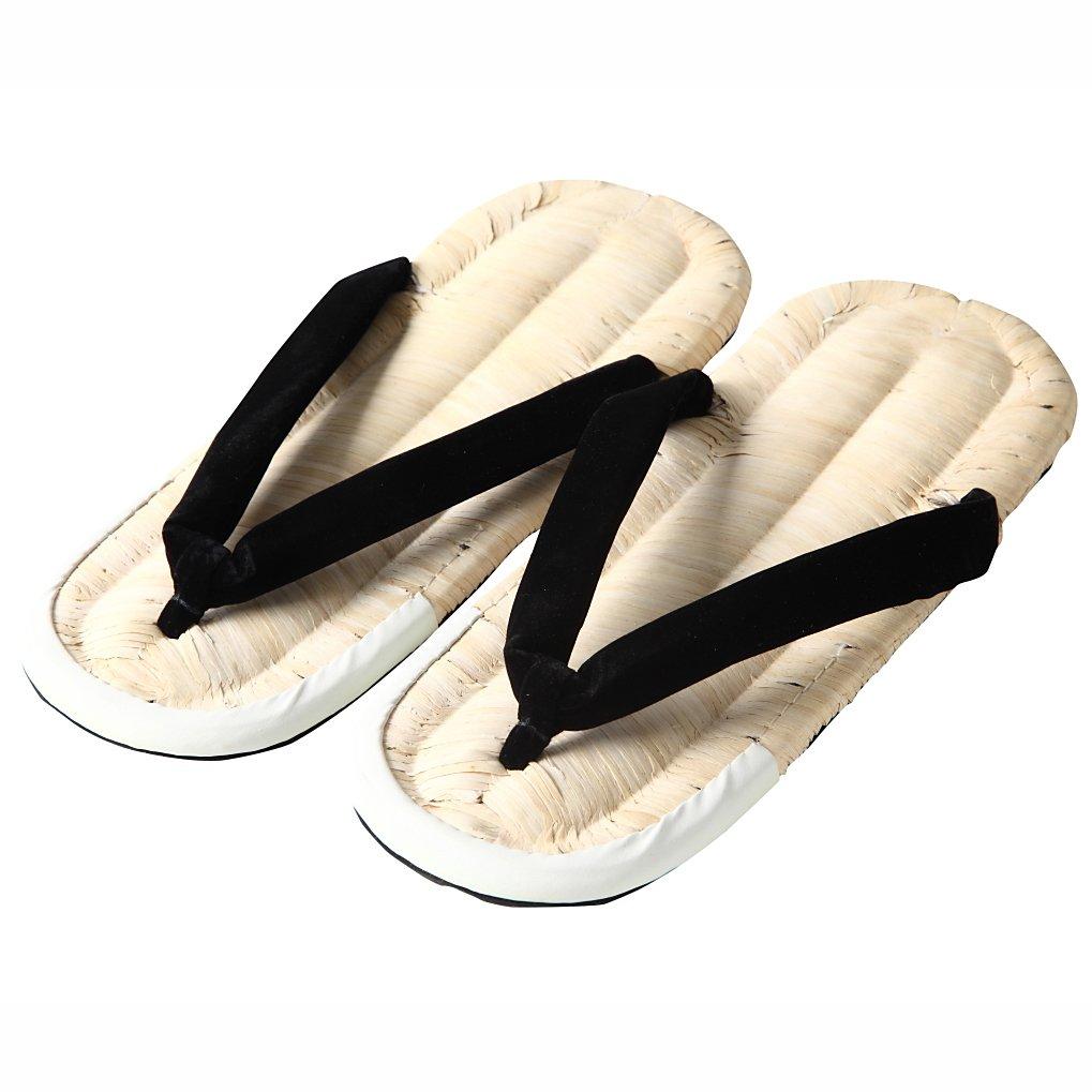 

Edoten Geta Sandals with Tire Soles and Corn Straps, Black Straps, Made in Japan, Size LL