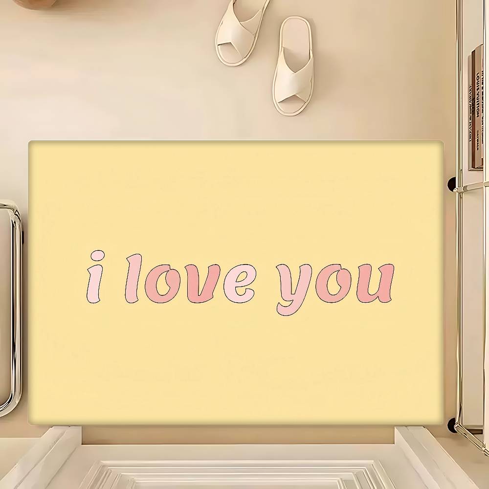 I Like You Kitchen Mat Cheaper Anti-slip Modern Living Room Balcony Printed Modern Home Decor