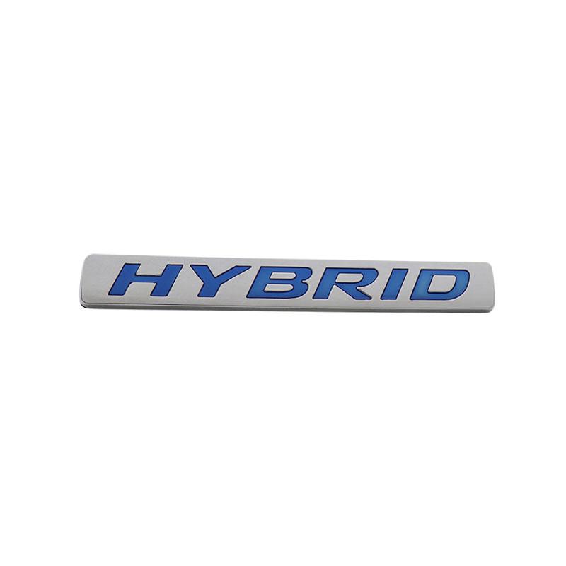 3D Premium Hybrid für Auto Motorhaube Kotflügel Kofferraum Heck Heckklappe Namensschild Aufkleber Emblem Abzeichen Aufkleber