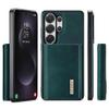 DG.MING-M1 Luxury 2-in-1 Removable Magnetic Flip Premium PU Leather Case Wallet Card Holder Back Cover For Cell Phones