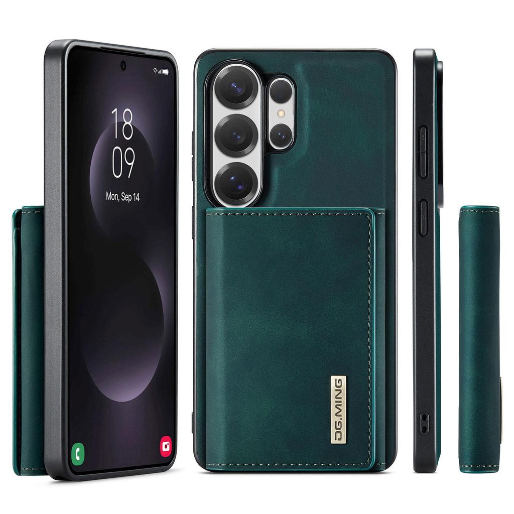 DG.MING-M1 Luxury 2-in-1 Removable Magnetic Flip Premium PU Leather Case Wallet Card Holder Back Cover For Cell Phones