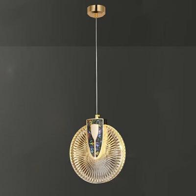 NuFeng Shield Design Bedside Pendant Lamp