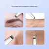 Round-Tip Hair Removal Tweezers Stainless Steel Eyebrow Tweezers Beard Tweezers Hair Plucking Tweezers Eyelash Extension Tools