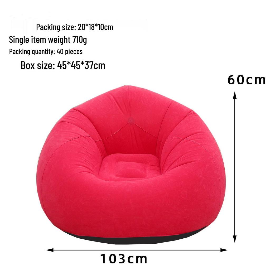 Inflatable Lounger Reclining Chair – Perfect for Home, Balcony, or Leisure Naps.
