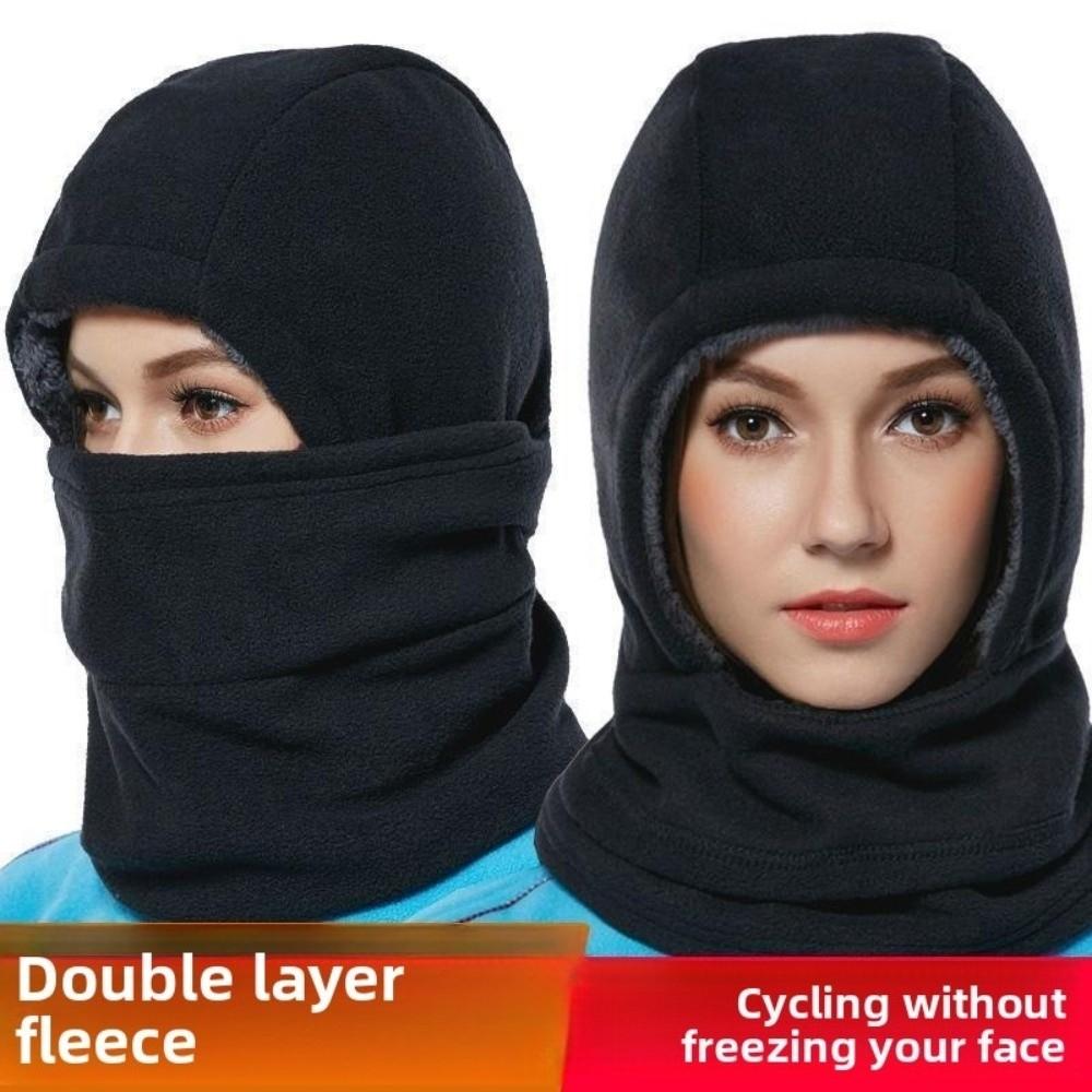 Thick Warm Beanie Hat Multifuction Full Face Mask Fashion Winter Hat Female