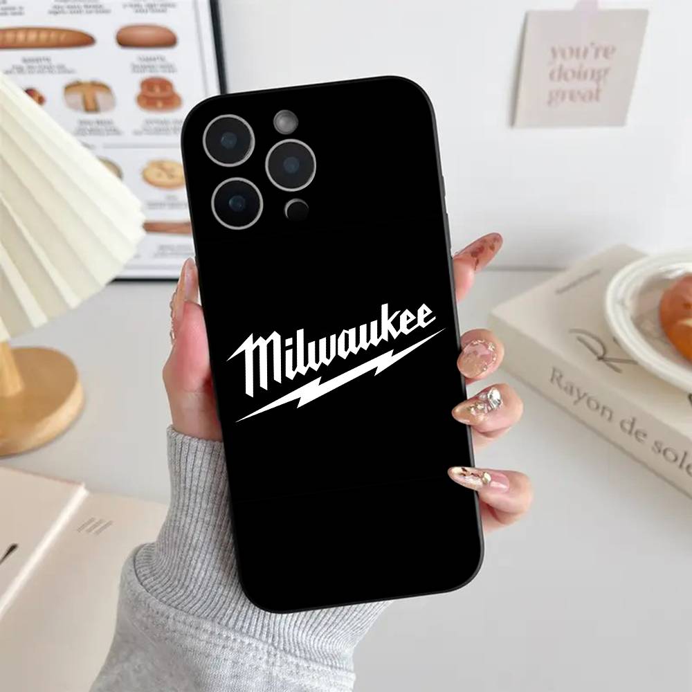 M-Milwaukee Phone Case For IPhone 17 16 15 14 13 12 11 PRO MAX PLUS Mini Soft TPU Skin Cover Gift