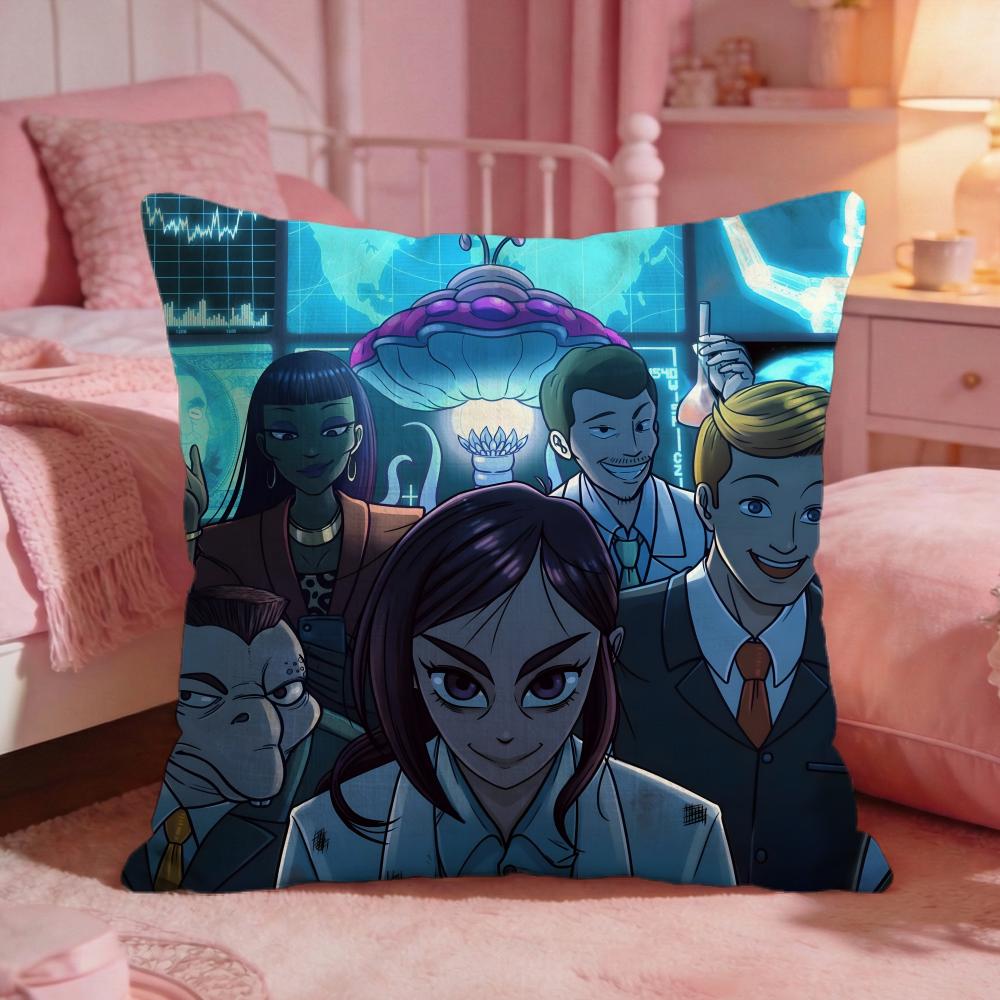 Inside JJobs Anime Classic Cushion Cover Premium Comfort Reversible Pillow Cove Two In One Design For Any Room Car Interior
