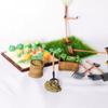 Mini Farm Shovel Rake Outdoor Planting Scene Miniature Doll House Hanging Accessories