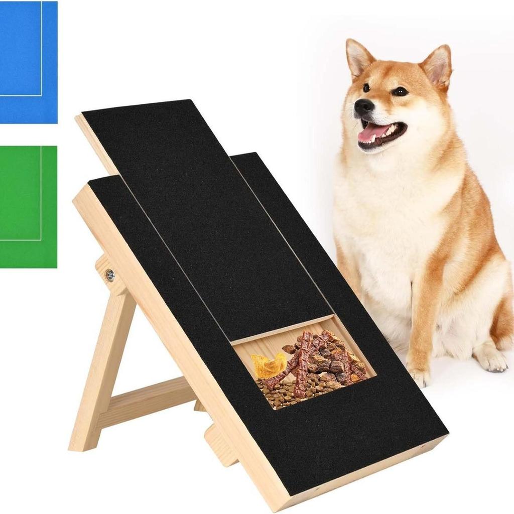 Durable Wooden Dog Scratch Board with Non-Shedding Sandpaper for Paw Repair