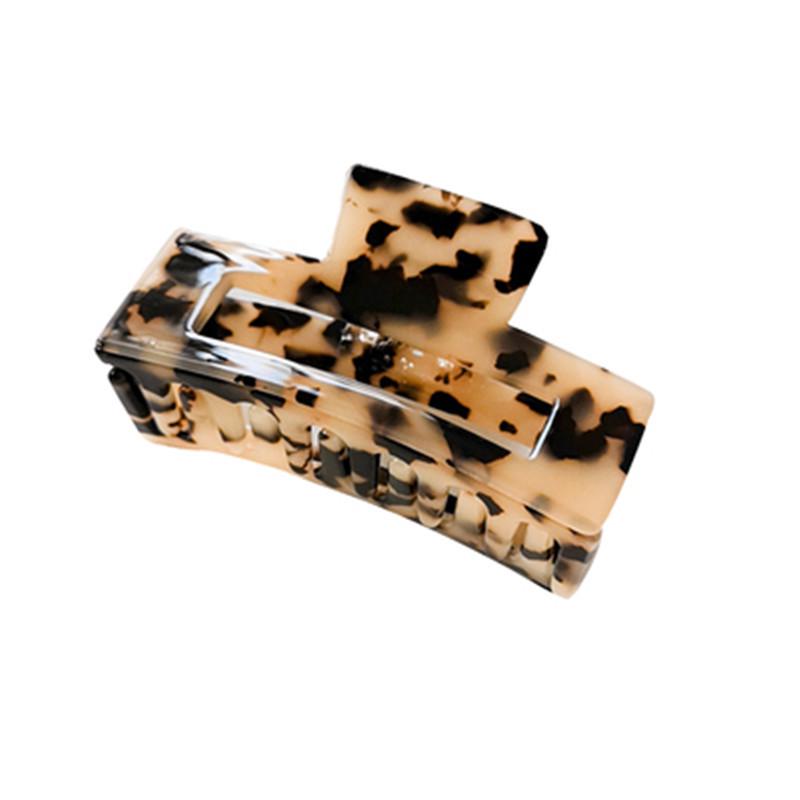 Ac de păr elegant coreean din acetat - Clip mare tip shark pentru păr mediu spre lung