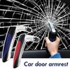 Multifunctional Car Indoor Door Handle 1/2PCS Window-breaking Car Safety Hammer Escape Hammer Non-slip Automotive Accessories