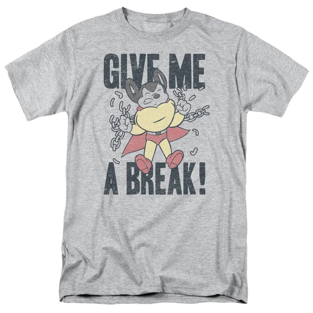 Mighty Mouse  Give Me A Break  T-Shirt - Regular or Tank - to 5X 3XL
