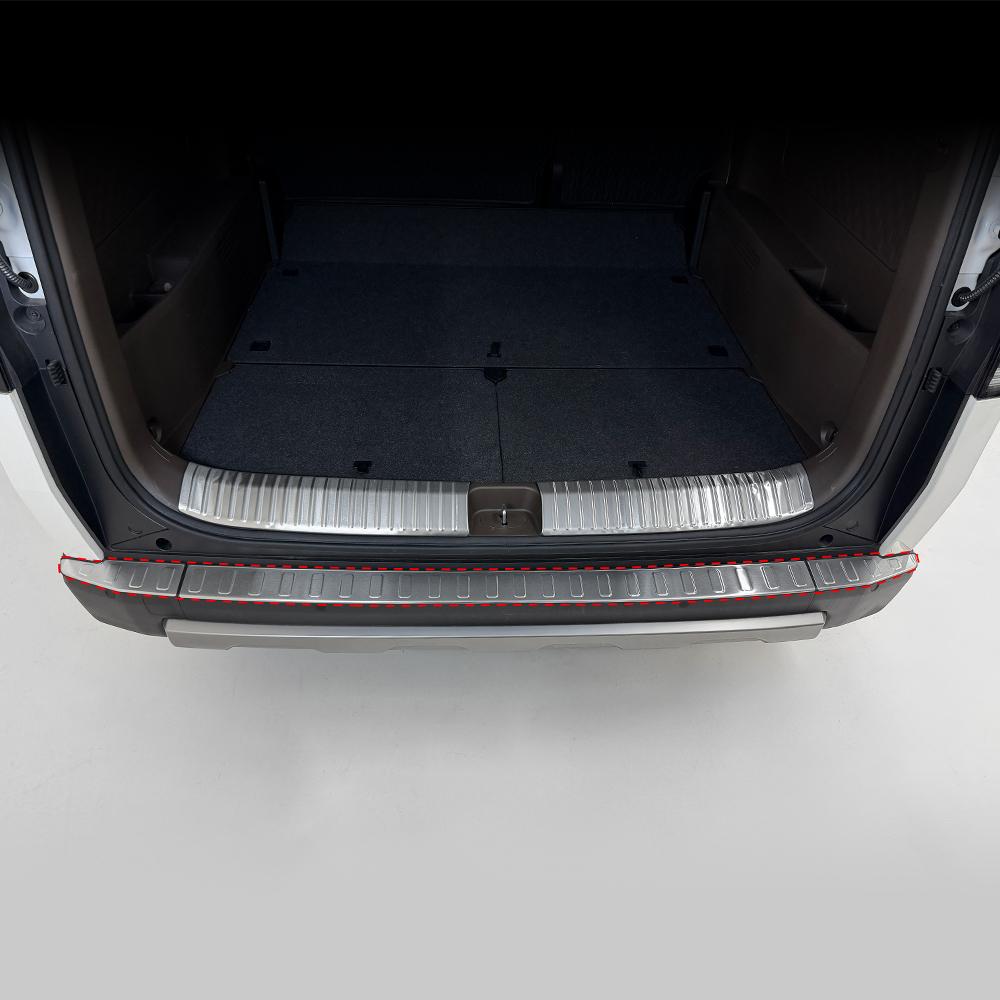 2PCS Car Interior Trim Inner Door Sill Guard Threshold Trim Decorative Stainless Steel Material For KIA PV5 2025-2026 LHD/RHD