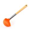 Durable Wooden Handle Silicone Kitchenware 7-Piece Set: Non-Stick Spatula & Spoon