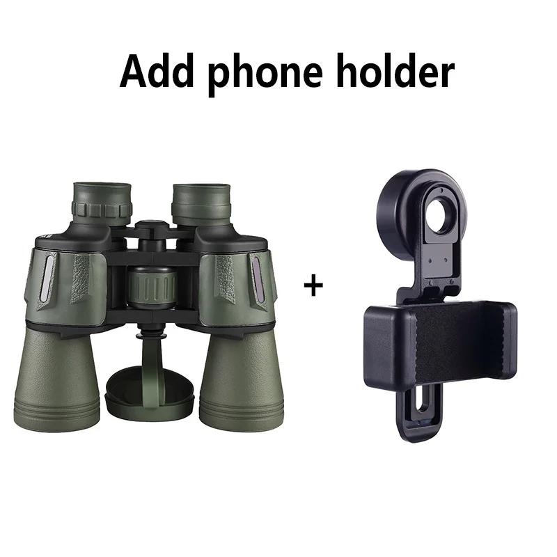 Powerful Telescope 20X50 Professional Binoculars Low Light Outdoor Long Range Waterproof Military Hunting Camping Equipment
