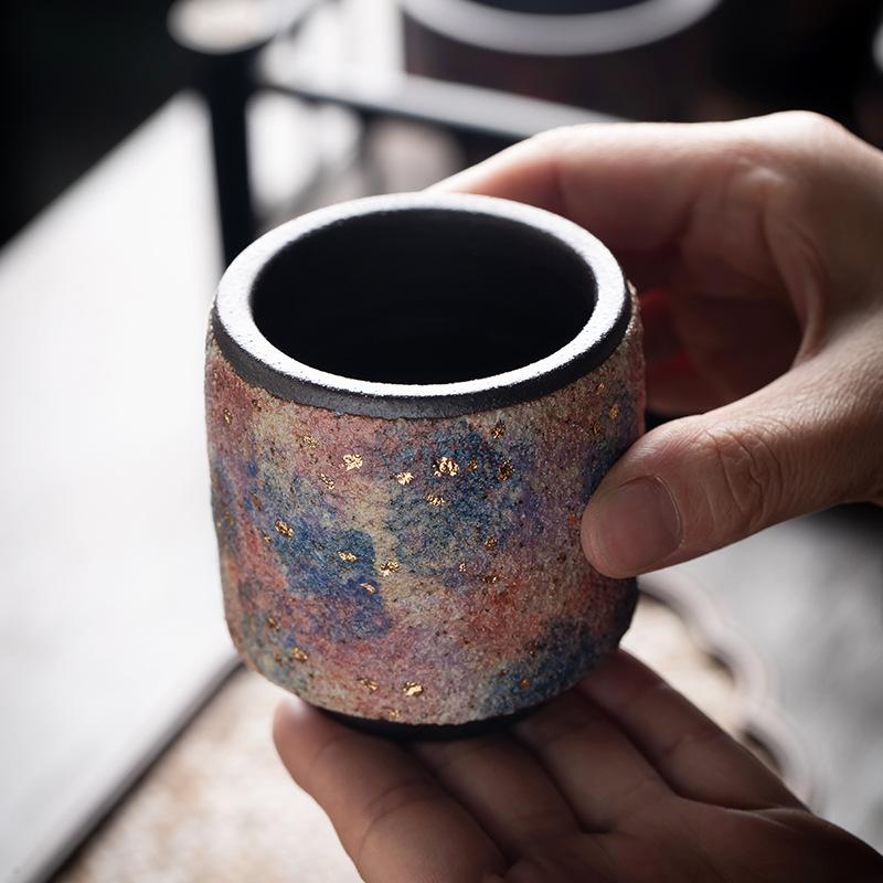 Master teacup teacup tea cup Laoyan mud personal special teacup coarse pottery creative tea ware gift