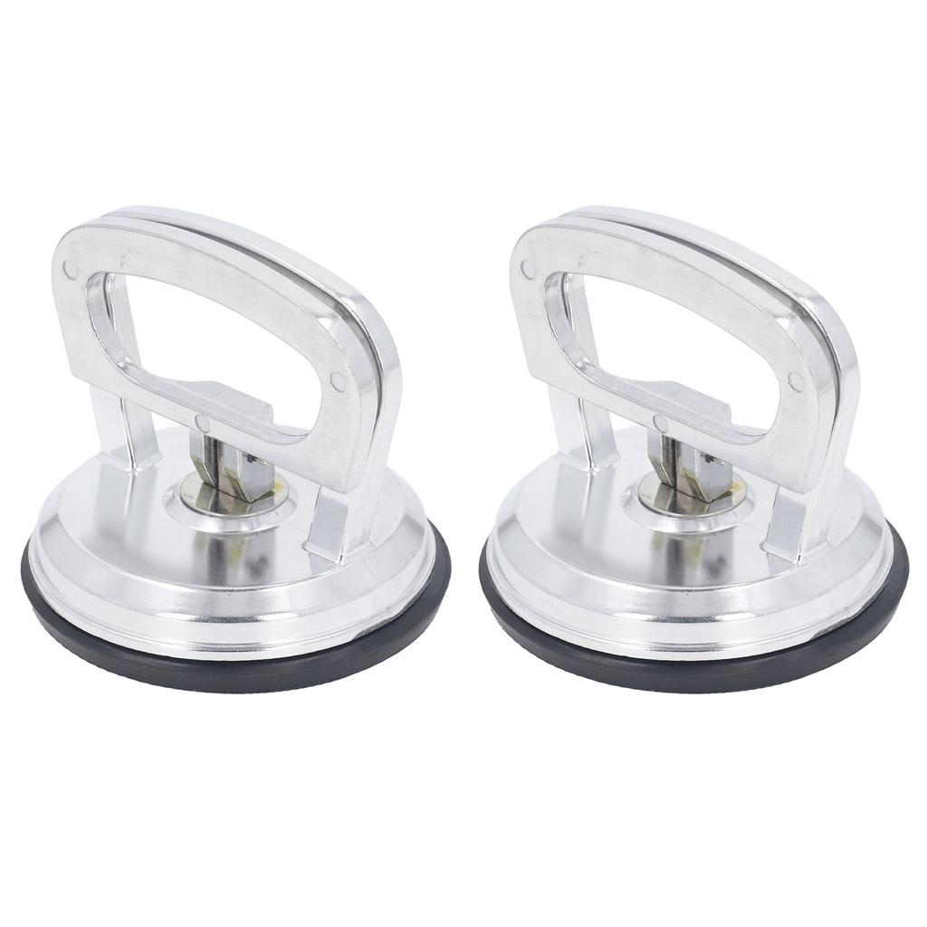 2pcs Glass Suction Cup Heavy Duty Aluminum Alloy 50kg Large Load Capacity Dent Puller Handle Lifter