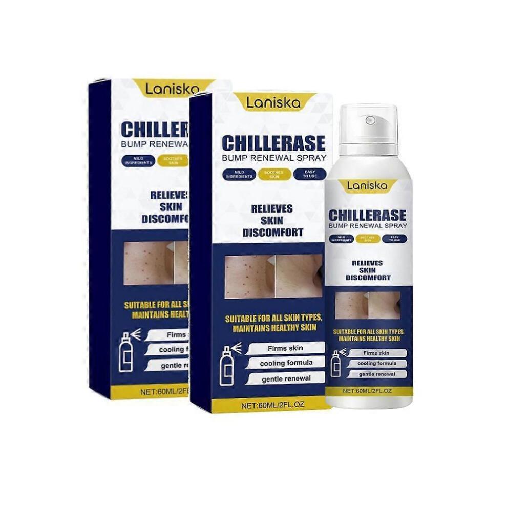 Spray Renovador de Imperfeições Chillerase 1-3X, Spray Natural para a Pele - 60ml, Tratamento de Reparação da Pele com Pantenol e Camélia, Adequado para Todos os Tipos de Pele 1pc