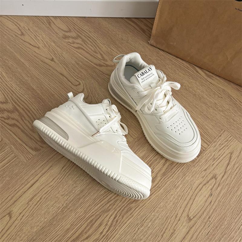 Popular super fire platform canvas shoes spring and autumn senior sense student white shoes versatile board shoes 34