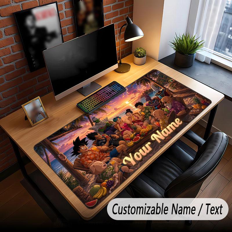 Benutzerdefiniertes Erweitertes Mauspadd, Dragon Ball Gaming Schreibtischmatte Für Home Office Desktop Dekoration