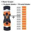 Double-Headed Glue Remover & Small Cleaning Scraper for Car Film & Glass