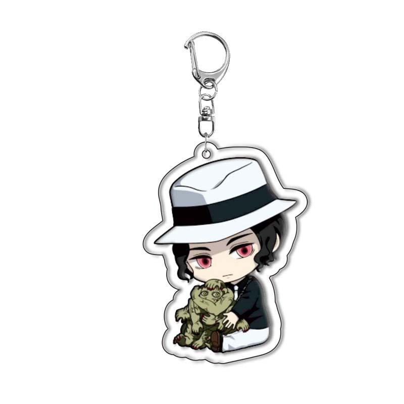 Demon Slayer Kimetsu No Yaiba Tanjiro Nezuko Acrylic Durable Keychain Pendant Anime Merchandise Custom Ready Stock