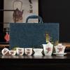 ZISIZ Mutton-fat Jade White Porcelain Kung Fu Tea Set