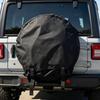 Hanging Spare Tire Cover with Storage Compartment Waterproof Mounted Protector Bag
