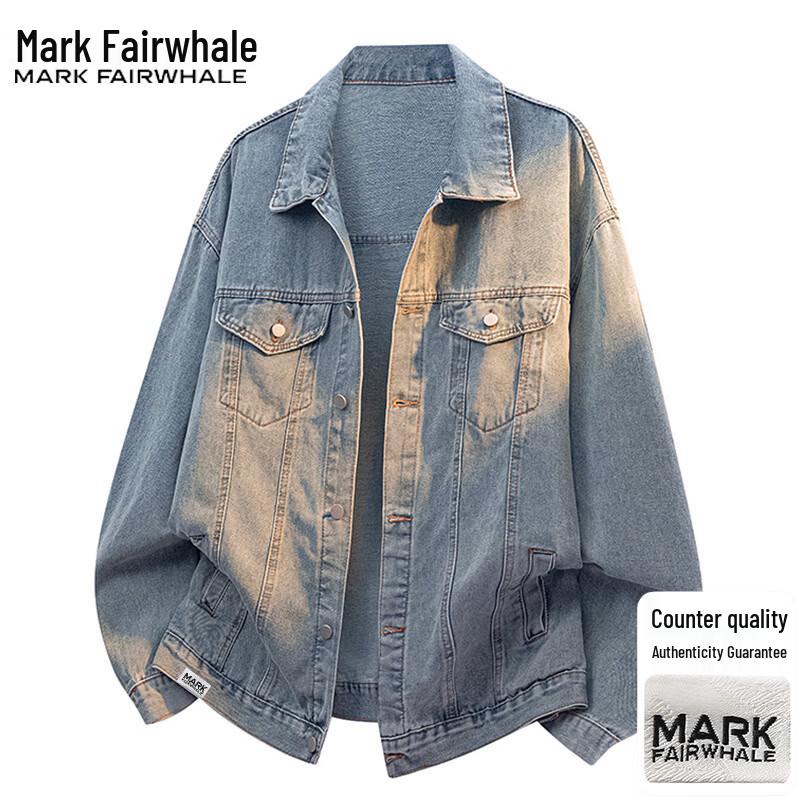 Mark Fairwhale Men's Casual Denim Jacket