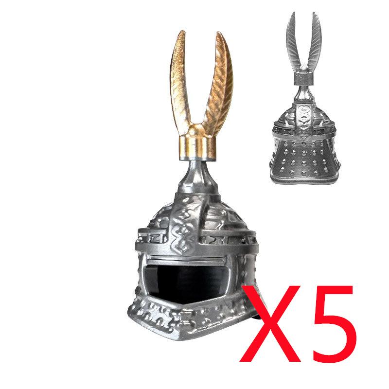 MOC Medieval Building Blocks Military Figures Accessories Soldier Weapons Bow Spear Crossbow Brick Helmet Sword Toy Gift X058