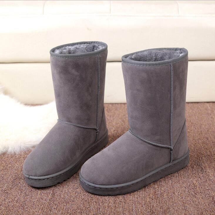 Fashion HOT 2025 Winter New High-tube Fashion All-match Warm Thick Snow Boots with Bow Knot Snow Boots Women Flat-heel Snow Boots