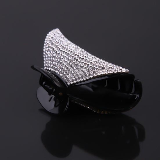 Pinza per Capelli a Pinza Piena di Strass per Donna Porta Coda di Cavallo Accessorio per Capelli