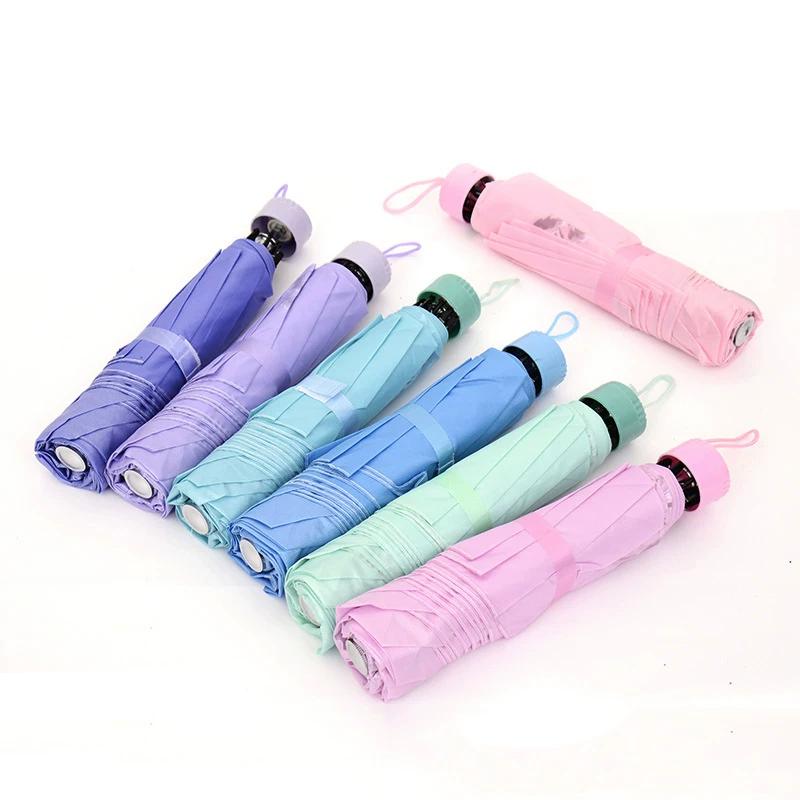 Ten Bones Extra Large Wind Resistant Silver Glue Sun Umbrella Parasol Men Gingham Foldable All-Weather Umbrella Promotion Gift Umbrella