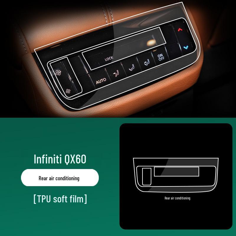 Infiniti QX60 Interior Film Console & Screen Protector (2022-2024)