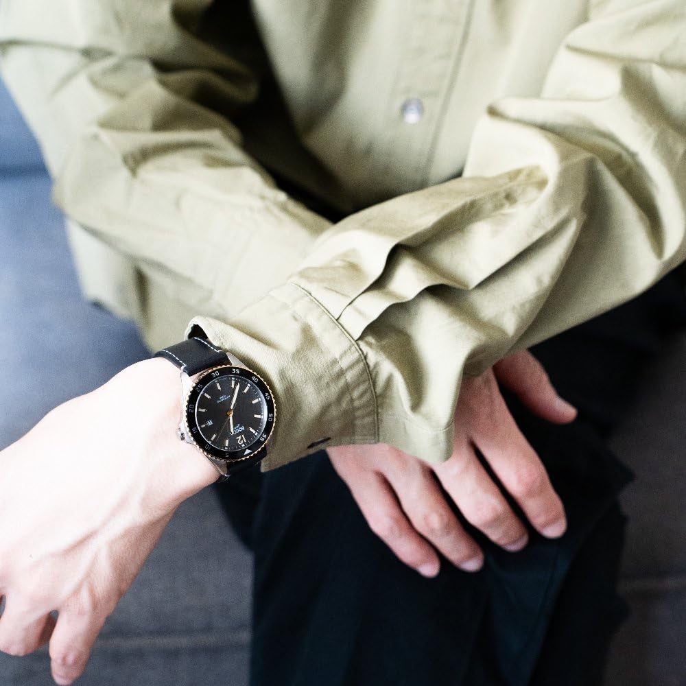 Boccia Titanium Classic Collection 3653-03 Men's Watch with Leather Strap