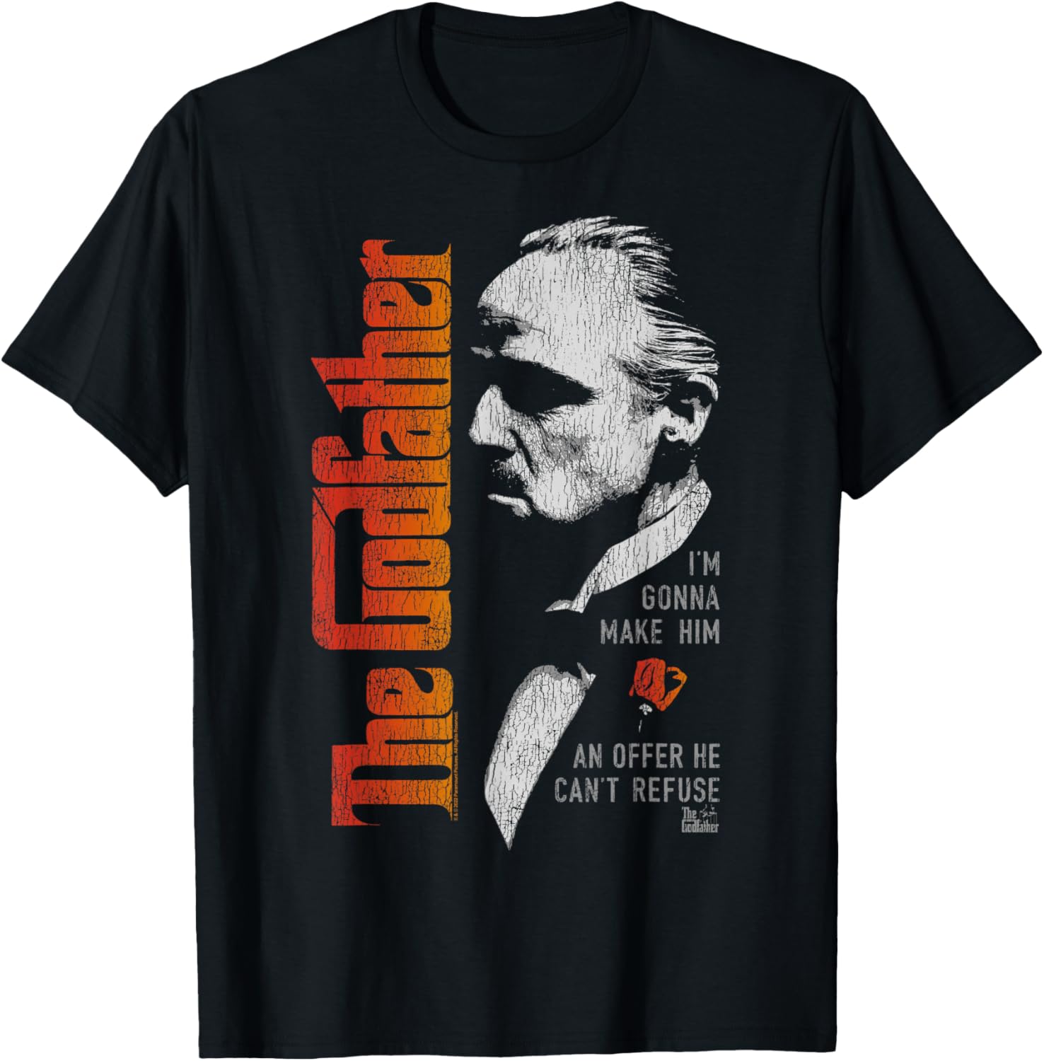 The Godfather Don Vito Corleone Movie Quote T-Shirt Small S