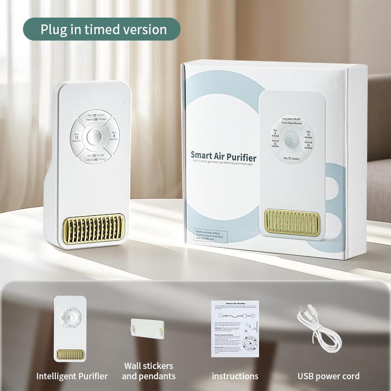 1PC, Pet cat air purifier, built-in sensor, automatically stops working, runs automatically, USB power supply, purifies air, cle